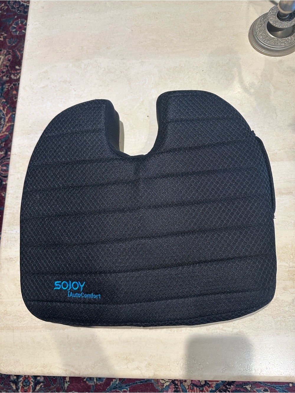 Black Memory Foam Seat Cushion for Home Office